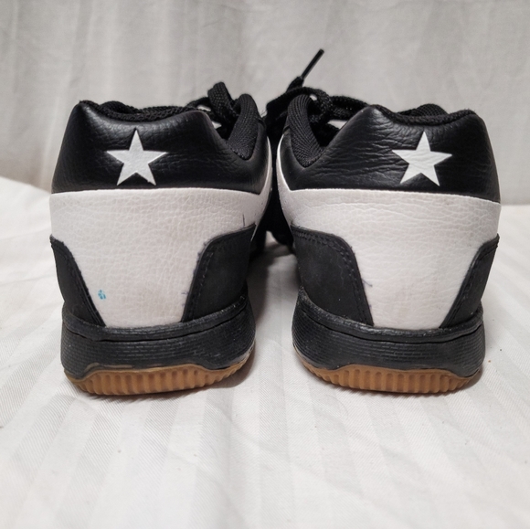 VERY RARE Converse Skateboarding Sneakers, Black & White Leather, US Men's 10 - Picture 4 of 7